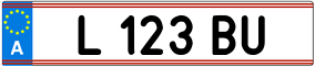 Truck License Plate